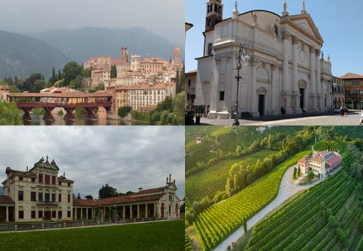 Visit the hills of Bassano del Grappa and historical Birreria Ottone in Bassano. Visit the hills of Bassano del Grappa and historical Birreria Ottone in Bassano.
